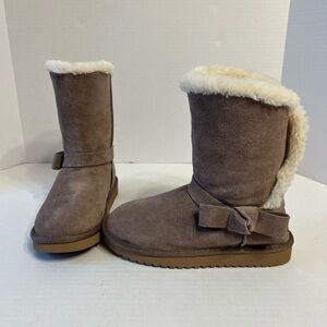 Koolaburra By‎ Ugg Women's Arlena Short Boots 1128258W Size 7W NWOT